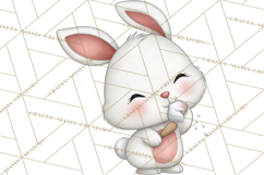 Sweetheart Baking Crew Clipart PNG, Valentine Animal Chef Product Image 5