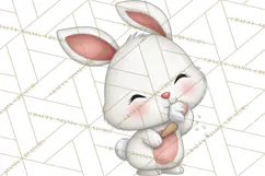 Sweetheart Baking Crew Clipart PNG, Valentine Animal Chef Product Image 5