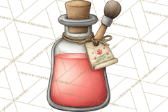 Sweetheart Baking Crew Clipart PNG, Valentine Animal Chef Product Image 2