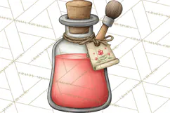 Sweetheart Baking Crew Clipart PNG, Valentine Animal Chef Product Image 2