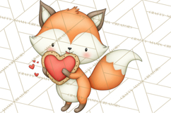 Sweetheart Baking Crew Clipart PNG, Valentine Animal Chef Product Image 2