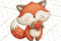 Sweetheart Baking Crew Clipart PNG, Valentine Animal Chef Product Image 3