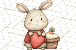 Sweetheart Baking Crew Clipart PNG, Valentine Animal Chef Product Image 4