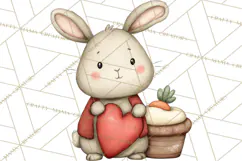 Sweetheart Baking Crew Clipart PNG, Valentine Animal Chef Product Image 4