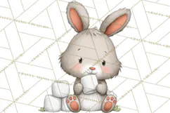 Sweetheart Baking Crew Clipart PNG, Valentine Animal Chef Product Image 4