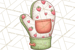 Sweetheart Baking Crew Clipart PNG, Valentine Animal Chef Product Image 4