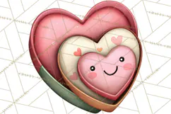 Sweetheart Baking Crew Clipart PNG, Valentine Animal Chef Product Image 2