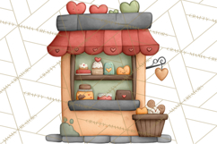 Sweetheart Baking Crew Clipart PNG, Valentine Animal Chef Product Image 4