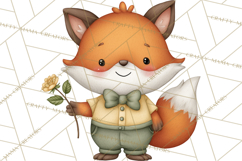 Sweetheart Baking Crew Clipart PNG, Valentine Animal Chef Product Image 5