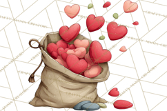 Sweetheart Baking Crew Clipart PNG, Valentine Animal Chef Product Image 4