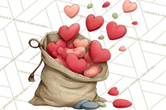 Sweetheart Baking Crew Clipart PNG, Valentine Animal Chef Product Image 4