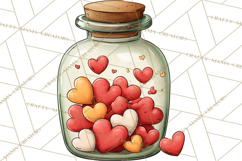 Sweetheart Baking Crew Clipart PNG, Valentine Animal Chef Product Image 3