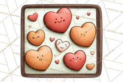 Sweetheart Baking Crew Clipart PNG, Valentine Animal Chef Product Image 4