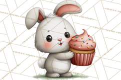 Sweetheart Baking Crew Clipart PNG, Valentine Animal Chef Product Image 4
