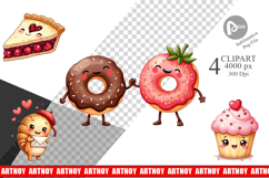 Sweetheart Cafe Valentine Clipart Product Image 1