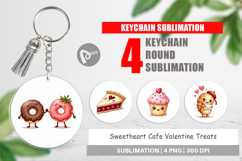 Sweetheart Cafe Valentine Keychain Product Image 1