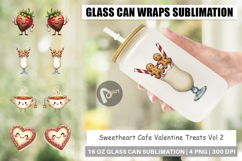 Sweetheart Cafe Valentine Glass Can Product Image 1