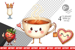 Sweetheart Cafe Valentine Clipart Product Image 1
