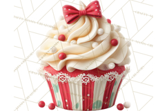 Valentine Cupcake Clip Art PNG for Sweet Printables Product Image 2