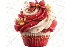 Valentine Cupcake Clip Art PNG for Sweet Printables Product Image 5