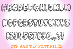 Sweetheart Love Valentines Day Font Heart Cute Typeface Bold Product Image 2