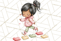 Sweetheart School Bus Clipart PNG, Kids Valentine Art Product Image 4