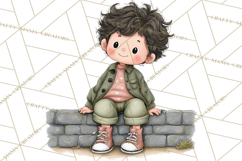 Sweetheart School Bus Clipart PNG, Kids Valentine Art Product Image 4