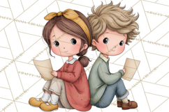 Sweetheart School Bus Clipart PNG, Kids Valentine Art Product Image 4