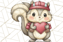 Sweetheart School Bus Clipart PNG, Kids Valentine Art Product Image 3