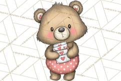 Sweetheart School Bus Clipart PNG, Kids Valentine Art Product Image 4