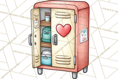 Sweetheart School Bus Clipart PNG, Kids Valentine Art Product Image 5