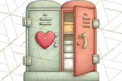 Sweetheart School Bus Clipart PNG, Kids Valentine Art Product Image 3