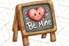 Sweetheart School Bus Clipart PNG, Kids Valentine Art Product Image 4
