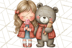 Sweetheart School Bus Clipart PNG, Kids Valentine Art Product Image 4