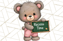 Sweetheart School Bus Clipart PNG, Kids Valentine Art Product Image 3