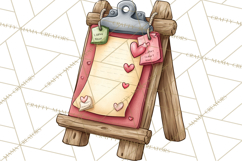 Sweetheart School Bus Clipart PNG, Kids Valentine Art Product Image 4