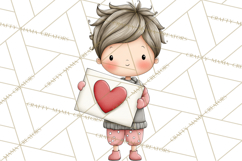 Sweetheart School Bus Clipart PNG, Kids Valentine Art Product Image 2