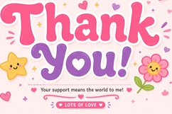 Sweetie Pop - Cute Playful Display Font Product Image 7