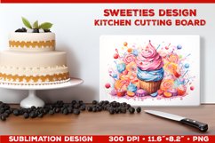 Sweeties Kitchen Cutting Board Sublimation design Product Image 1