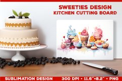 Sweeties Kitchen Cutting Board Sublimation design Product Image 1