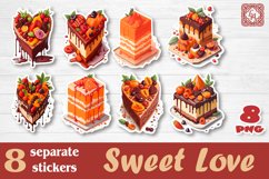 Sweet Love. Stickers design PNG Product Image 1
