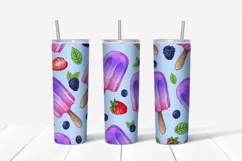 Sweets sublimation design Skinny tumbler wrap design 