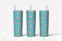 Sweets sublimation design Skinny tumbler wrap design 