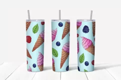 Sweets sublimation design Skinny tumbler wrap design 