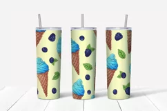 Sweets sublimation design Skinny tumbler wrap design 