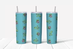 Sweets sublimation design Skinny tumbler wrap design 
