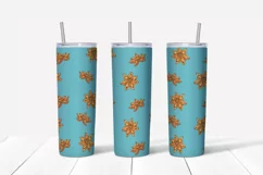 Sweets sublimation design Skinny tumbler wrap design 