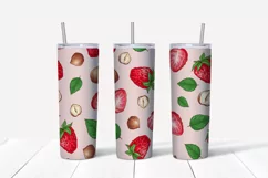 Sweets sublimation design Skinny tumbler wrap design 