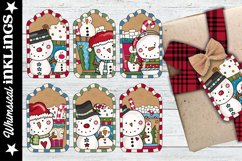 Sweet Snowman Tags Product Image 1