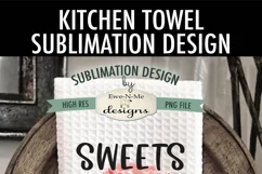 Sweets and Treats | Valentine Candy Shop Towel Design Product Image 2